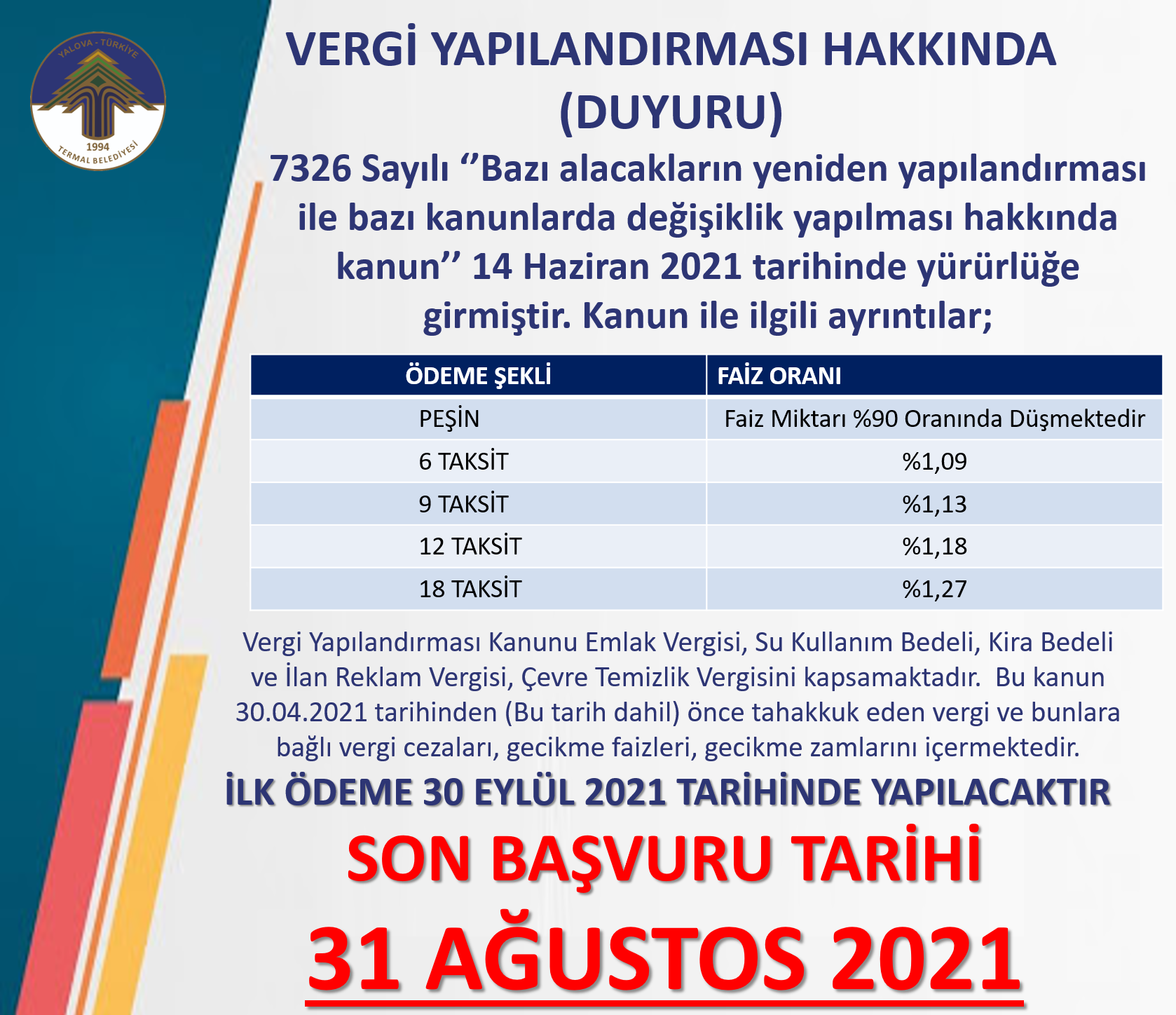 VATANDAŞLARIMIZIN DİKKATİNE