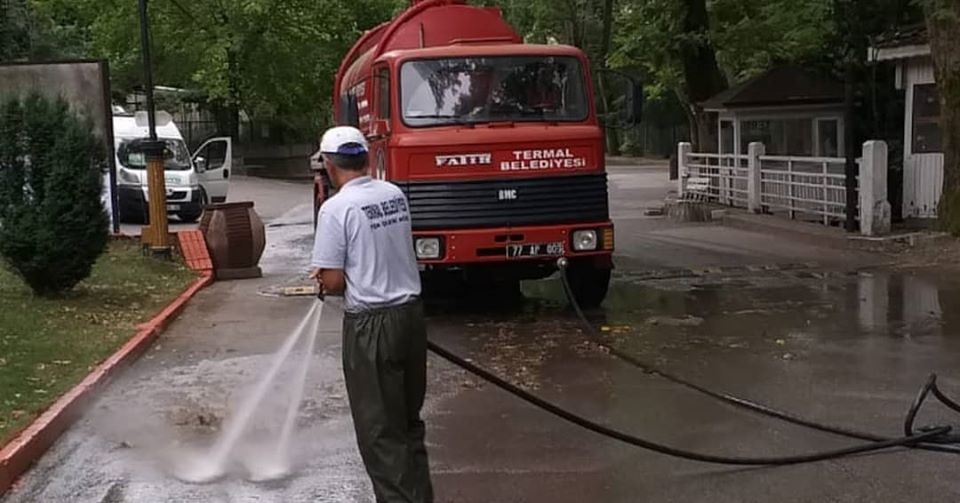 KAPLICA TESİSLERİ TEMİZLİK ÇALIŞMALARI