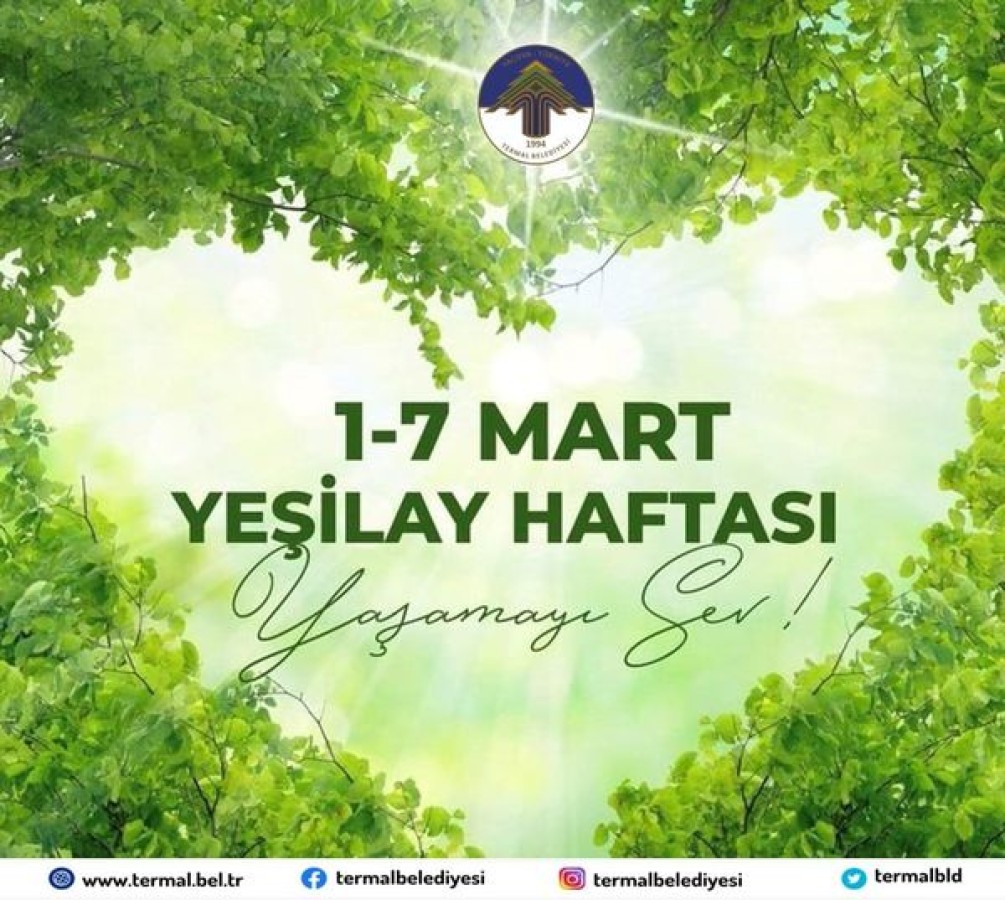 1-7 MART YEŞİLAY HAFTASI