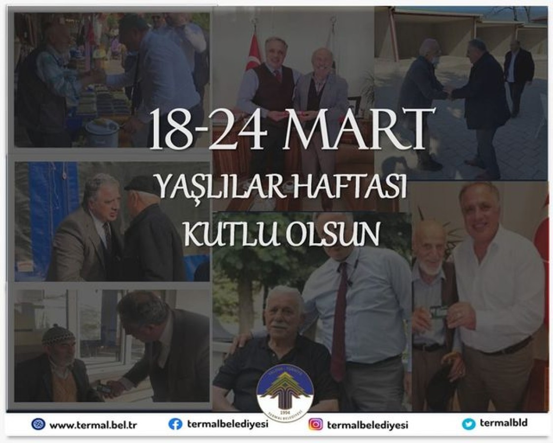 18-24 MART YAŞLILAR HAFTASI