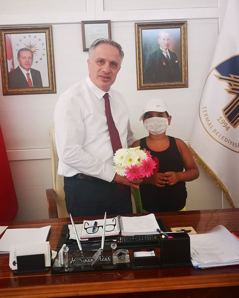 GENÇ KARDEŞİMİZDEN BAŞKANIMIZA ZİYARET