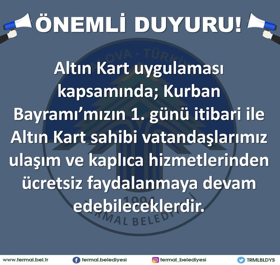 ALTIN KART SAHİPLERİNİN DİKKATİNE