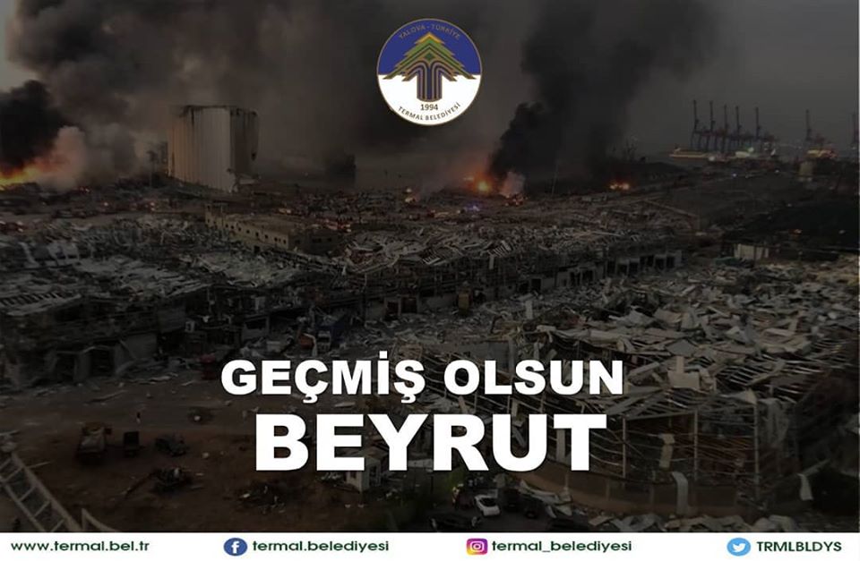 GEÇMİŞ OLSUN BEYRUT!