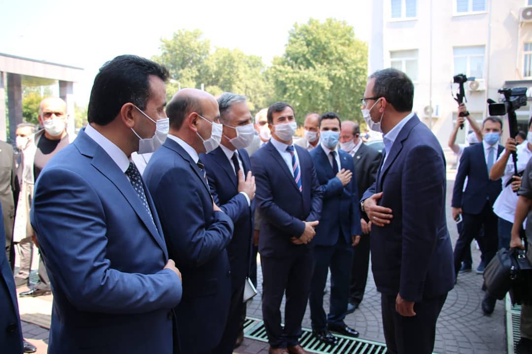 GENÇLİK ve SPOR BAKANIMIZ SN.DR. M.MUHARREM KASAPOĞLU' NU KARŞILADIK
