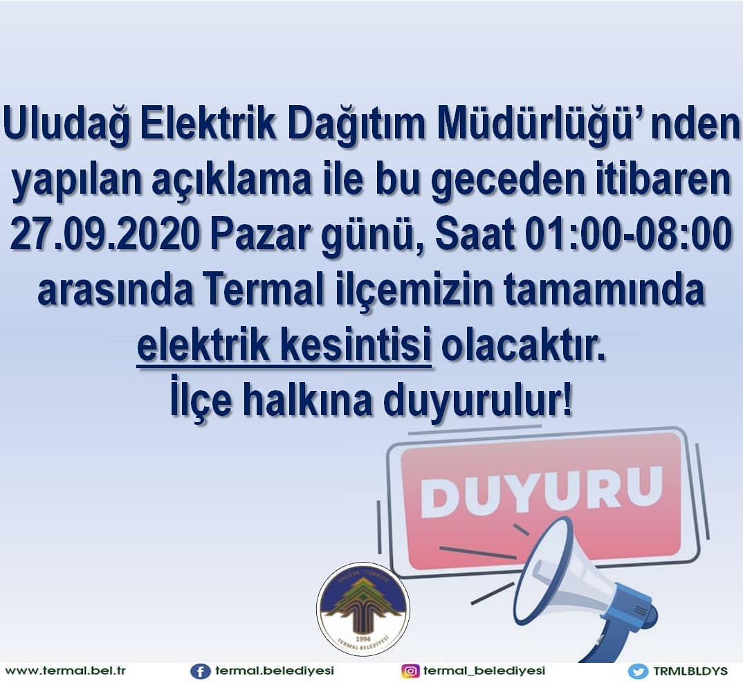 ÖNEMLİ DUYURU