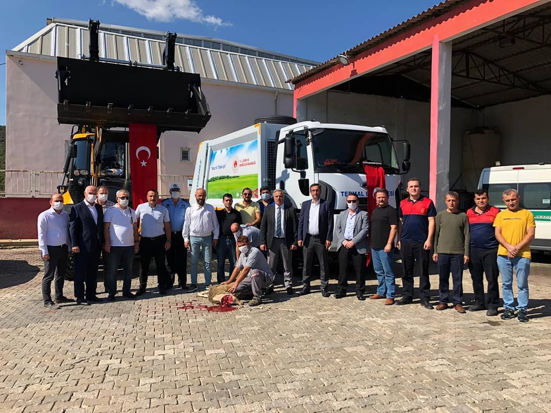 İŞ MAKİNAMIZ ve ÇÖP KAMYONUMUZ HAYIRLI OLSUN