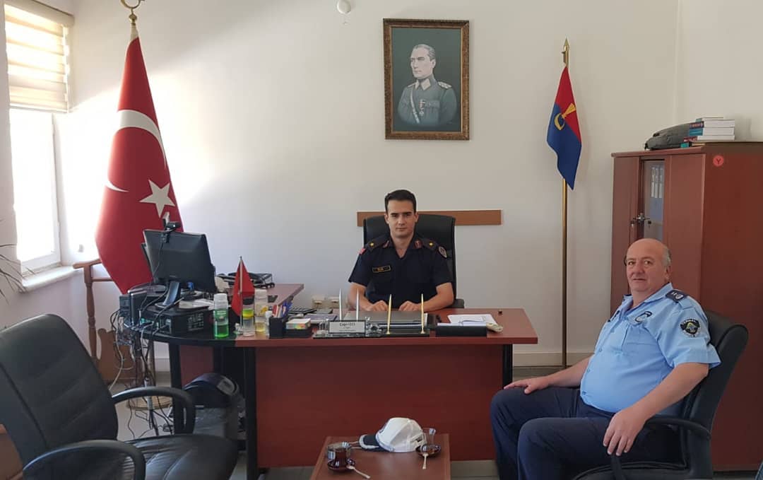 ZABITA AMİRLİĞİMİZDEN TEĞMEN ÇAĞRI İZCİ'YE ZİYARET