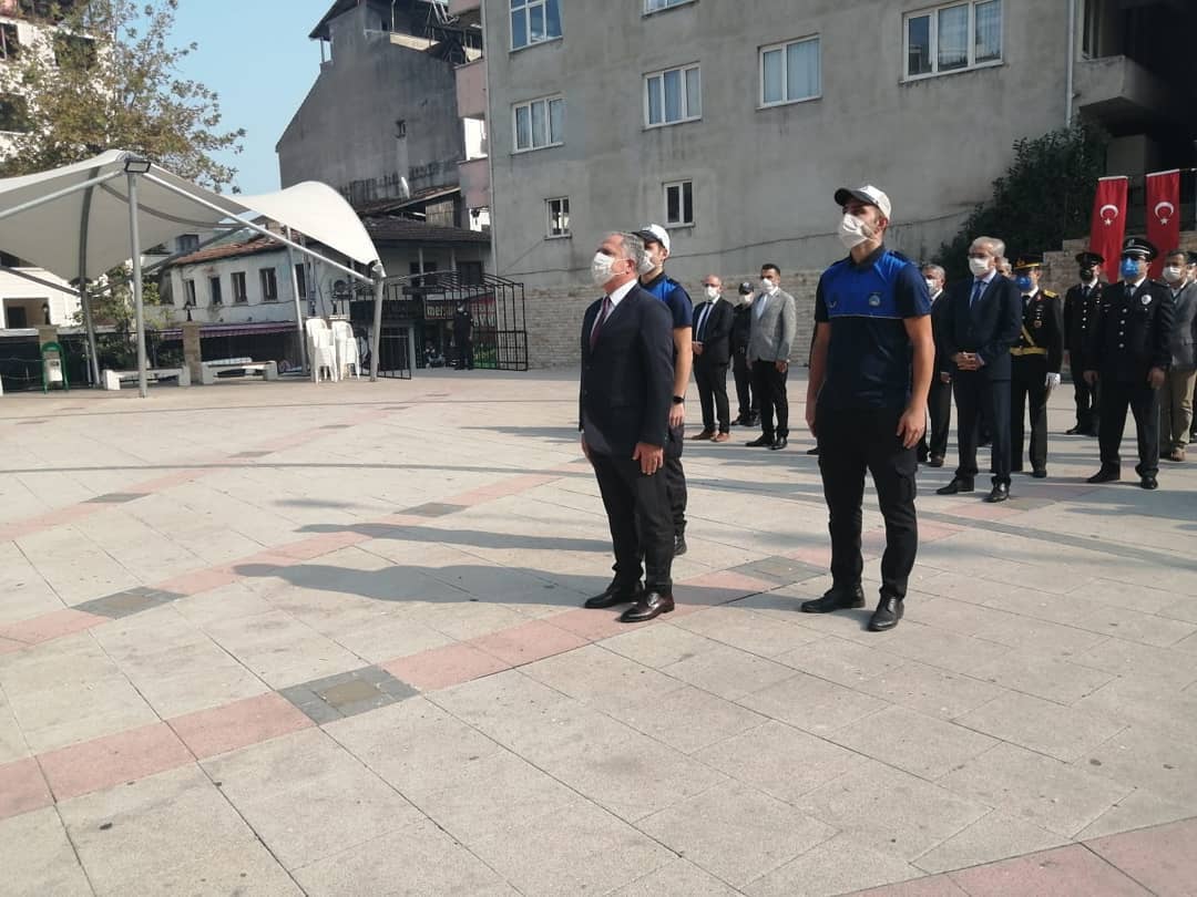 29 EKİM CUMHURİYET BAYRAMI ÇELENK TÖRENİ