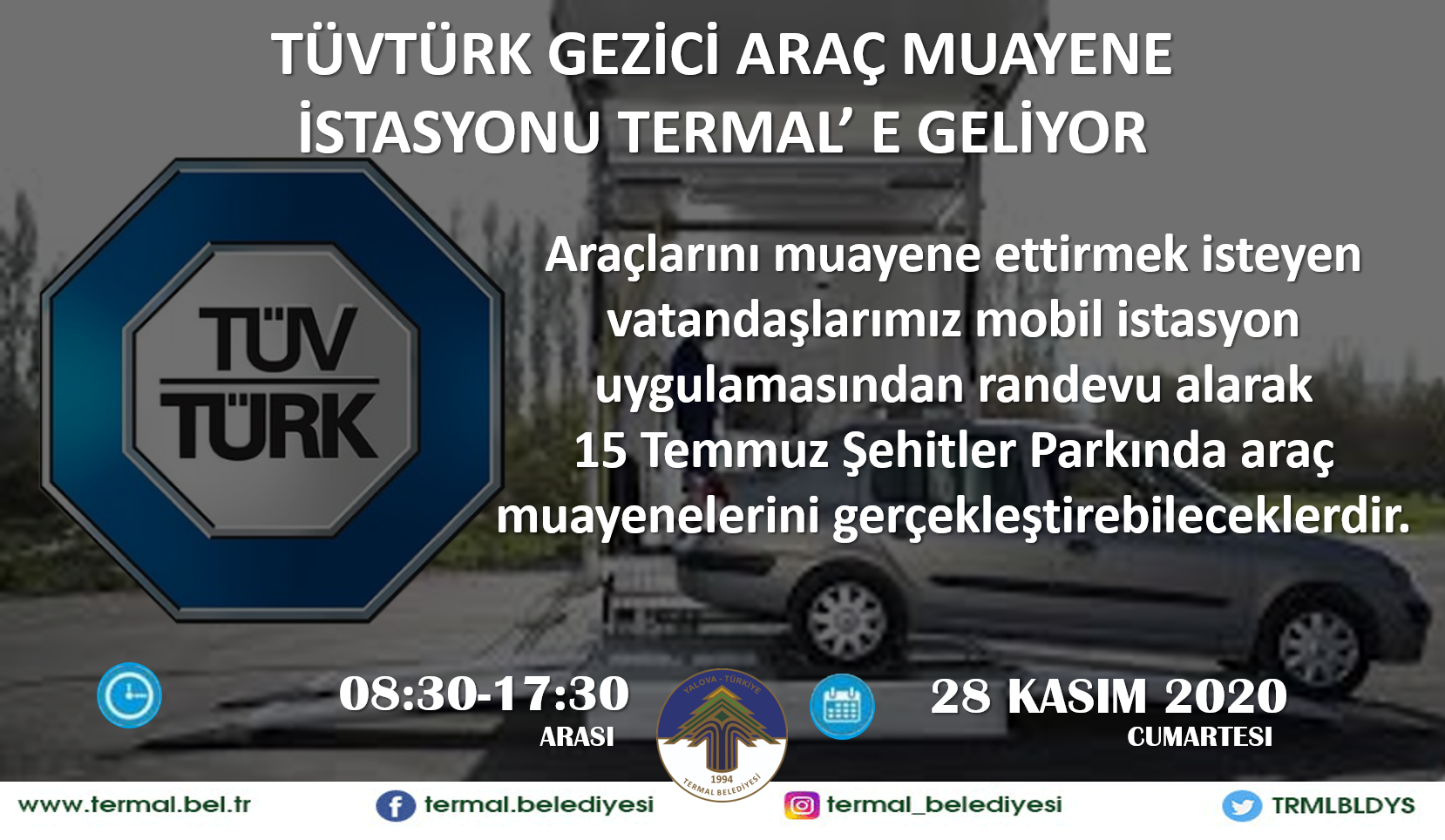 TÜVTÜRK TERMAL' DE