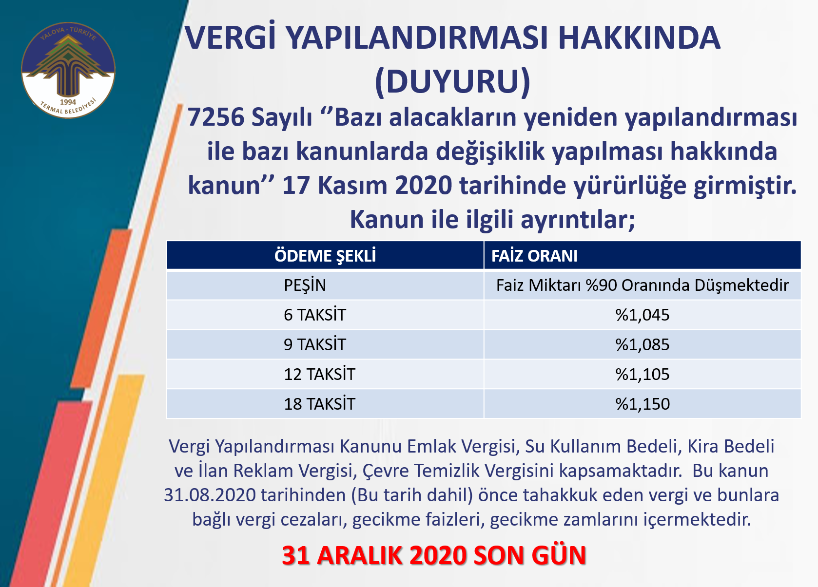 ÖNEMLİ DUYURU