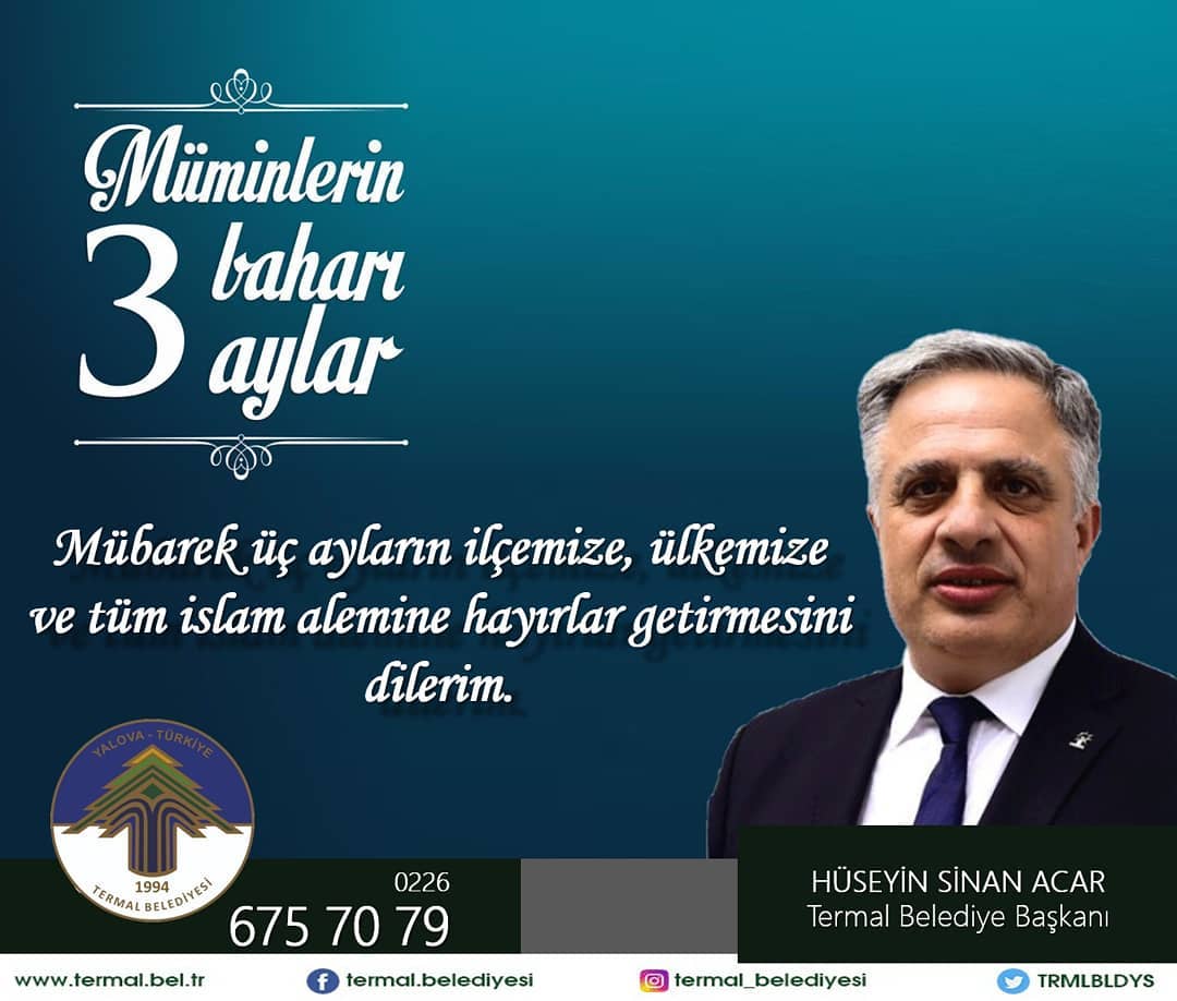 ÜÇ AYLAR HAYIRLI OLSUN
