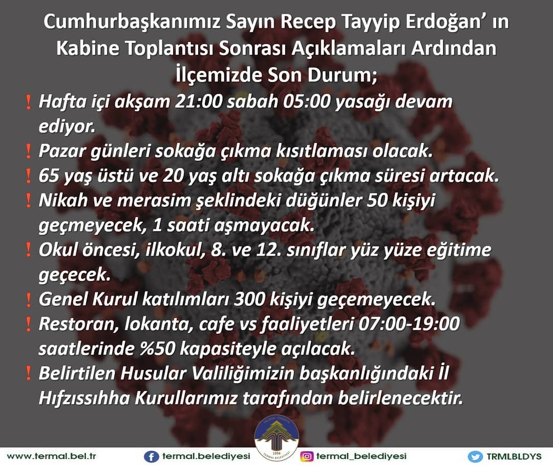 NORMALLEŞME SÜRECİ HK.