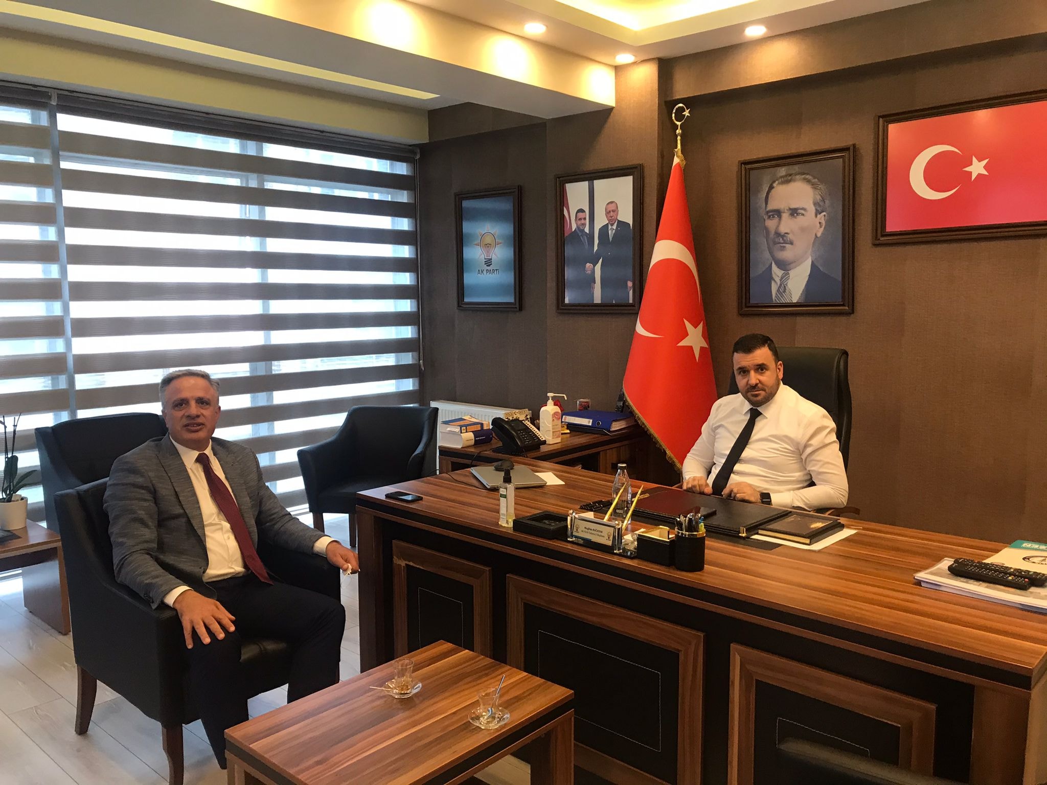 BAŞKANIMIZDAN BAĞATAR' A ZİYARET