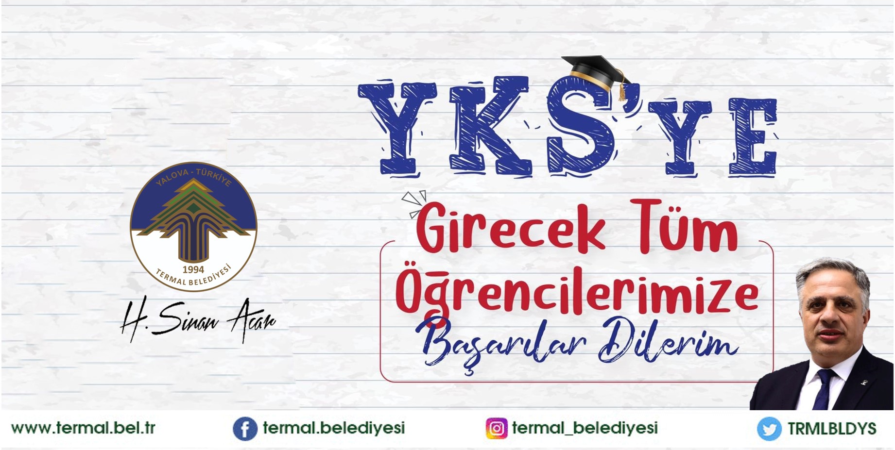 YKS'de BAŞARILAR DİLERİZ