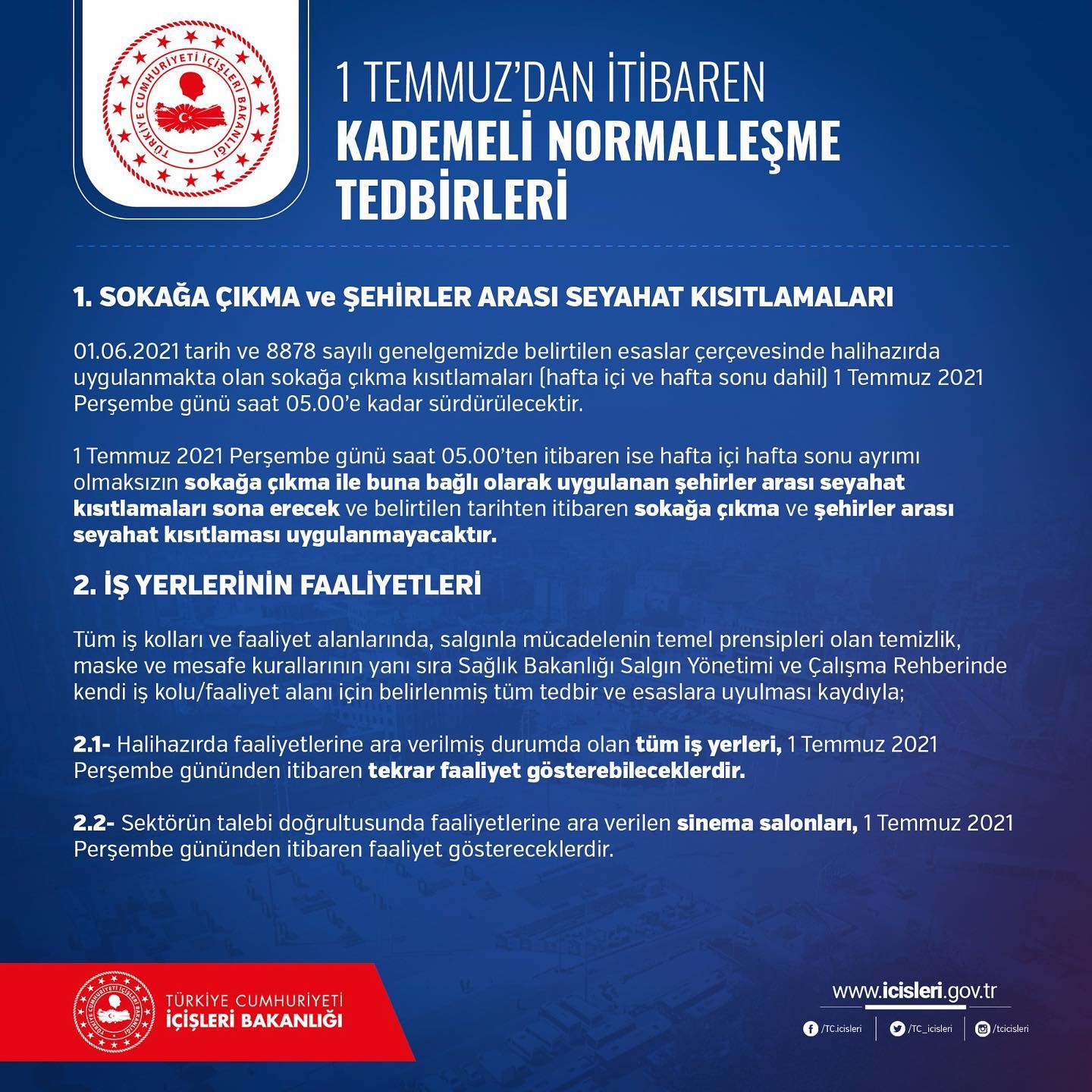 KADEMELİ NORMALLEŞME