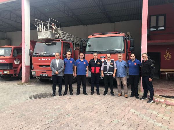 BAŞKANIMIZDAN İTFAİYE ZİYARETİ