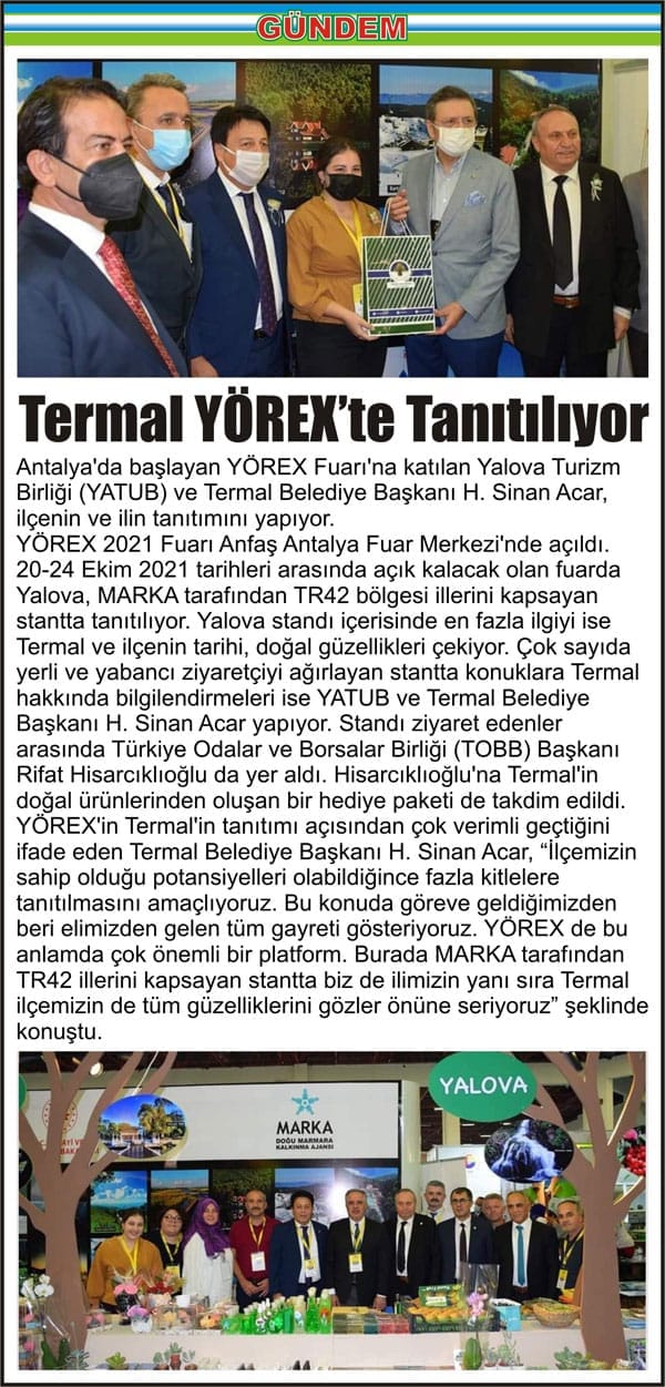 TERMAL TÖREX'TE TANITILIYOR