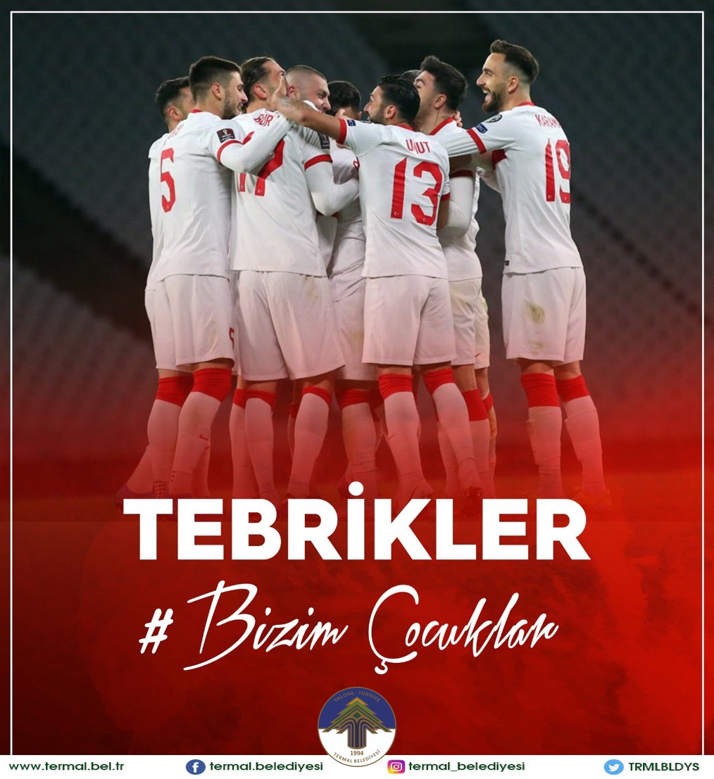 TEBRİKLER TÜRKİYE