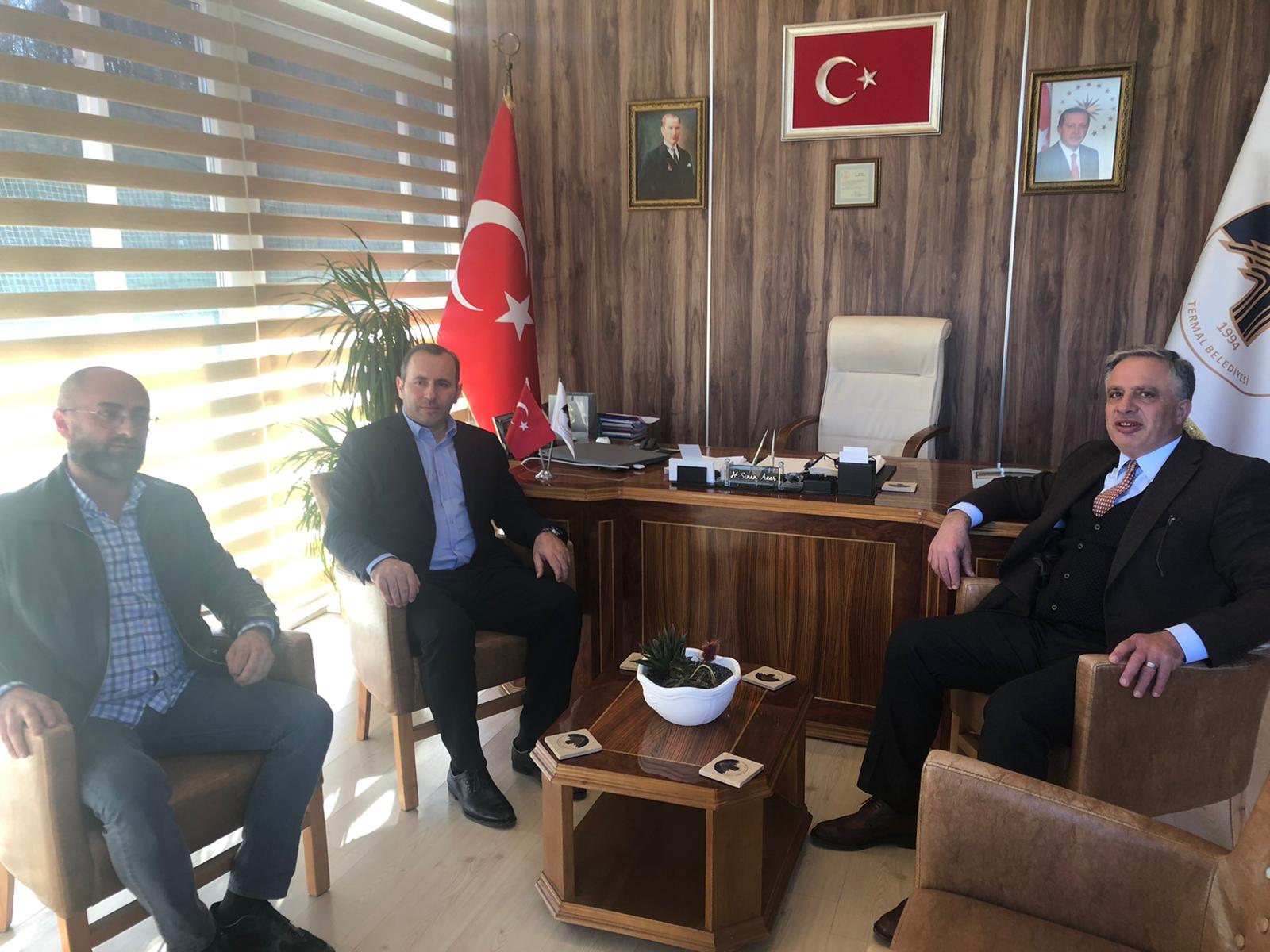 BAŞKANA ZİYARET