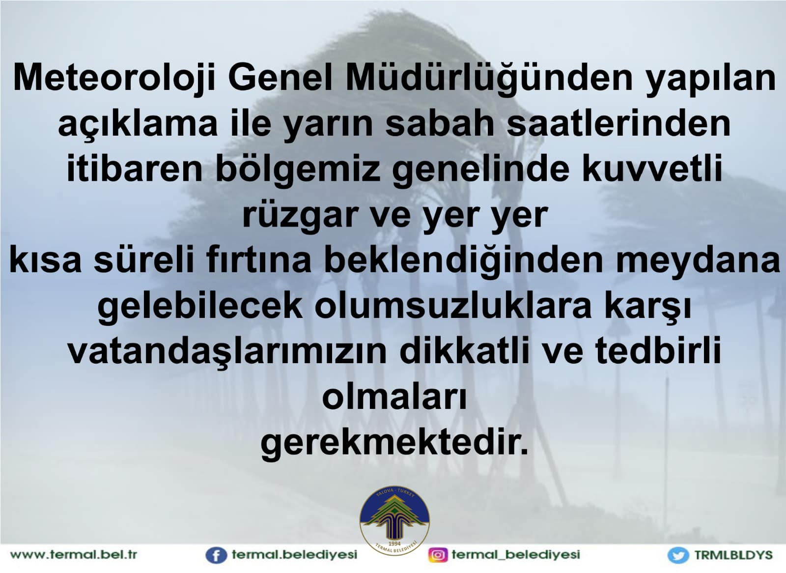 VATANDAŞLARIMIZIN DİKKATİNE
