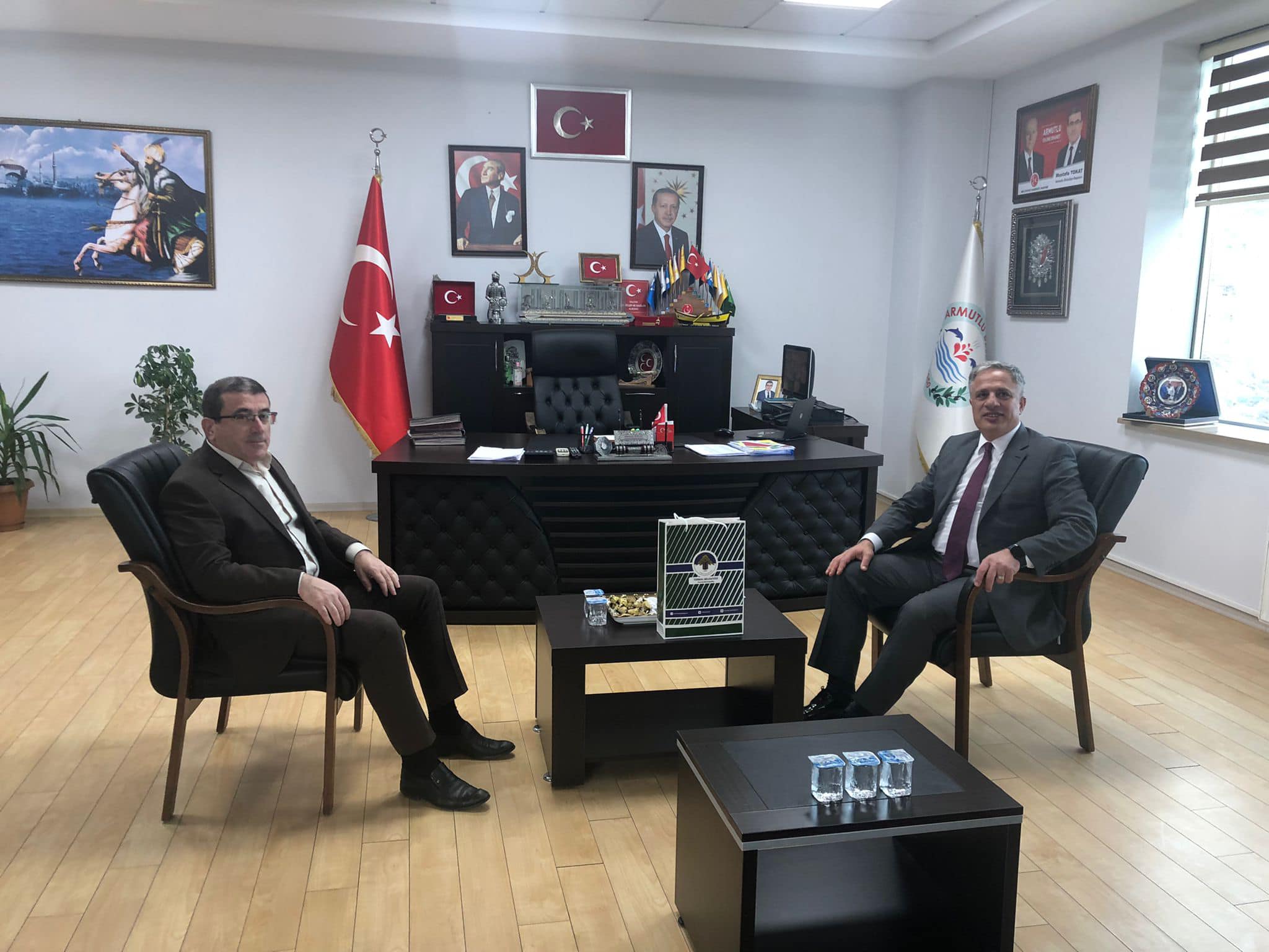 İLÇE BAŞKANLARINA ZİYARET