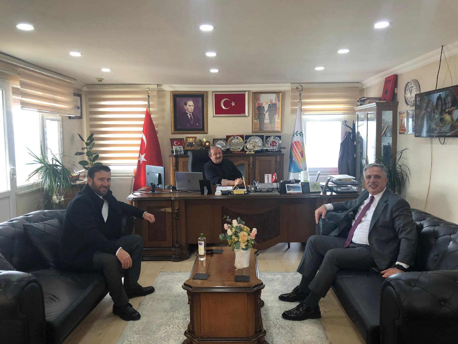 BELDE BAŞKANLARINA ZİYARET
