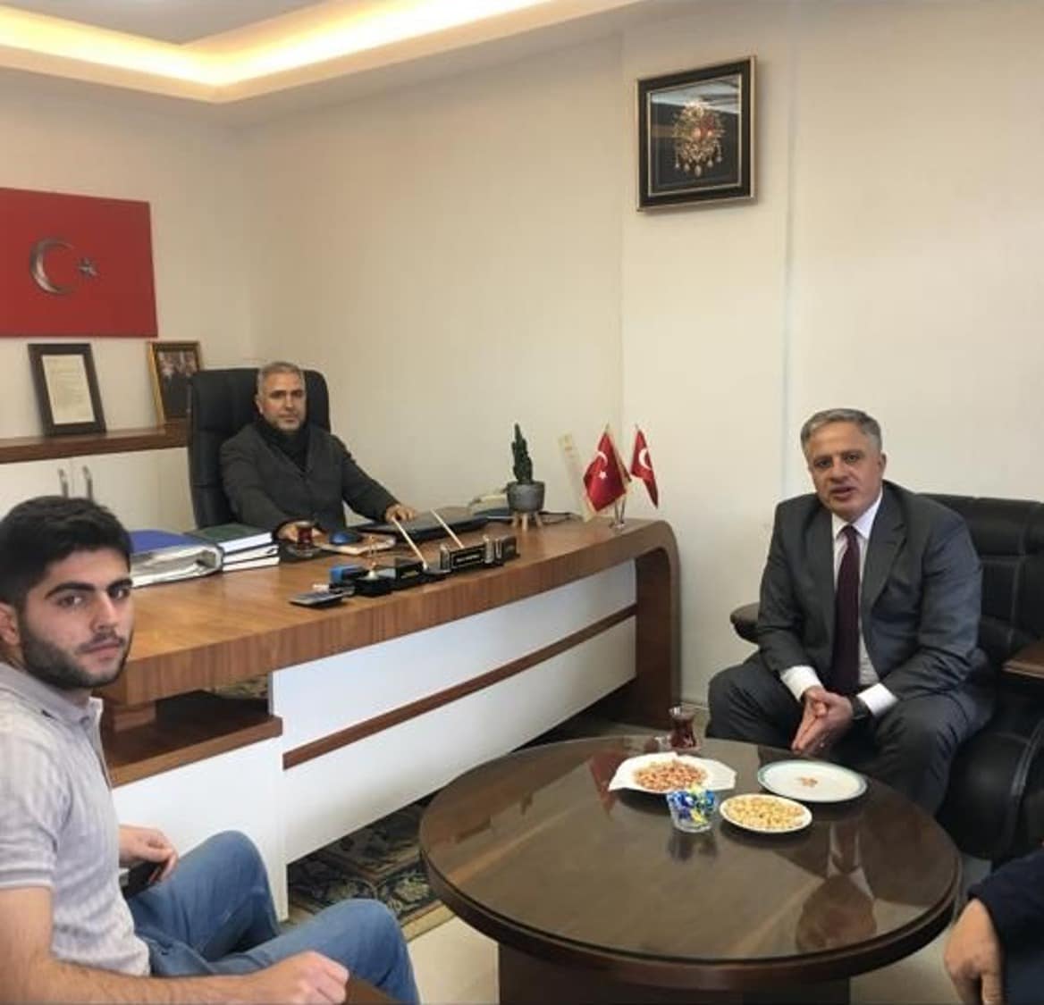 ARMUTLU BELEDİYE BAŞKANINA ZİYARET