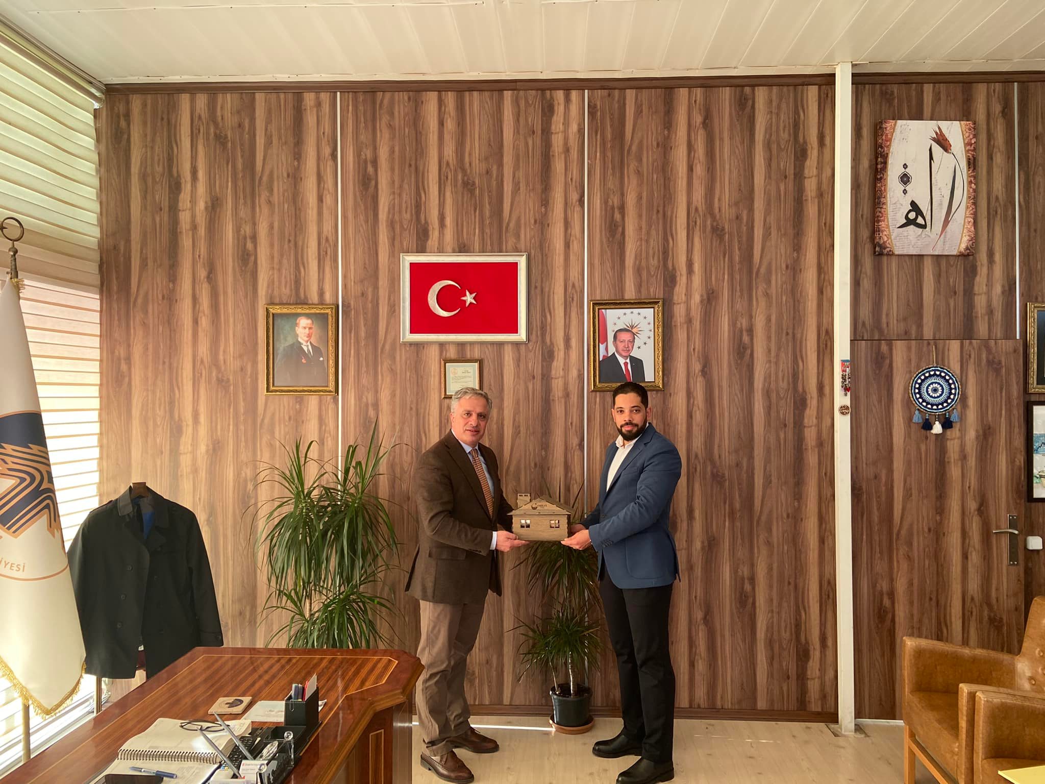 BAŞKANA ZİYARET