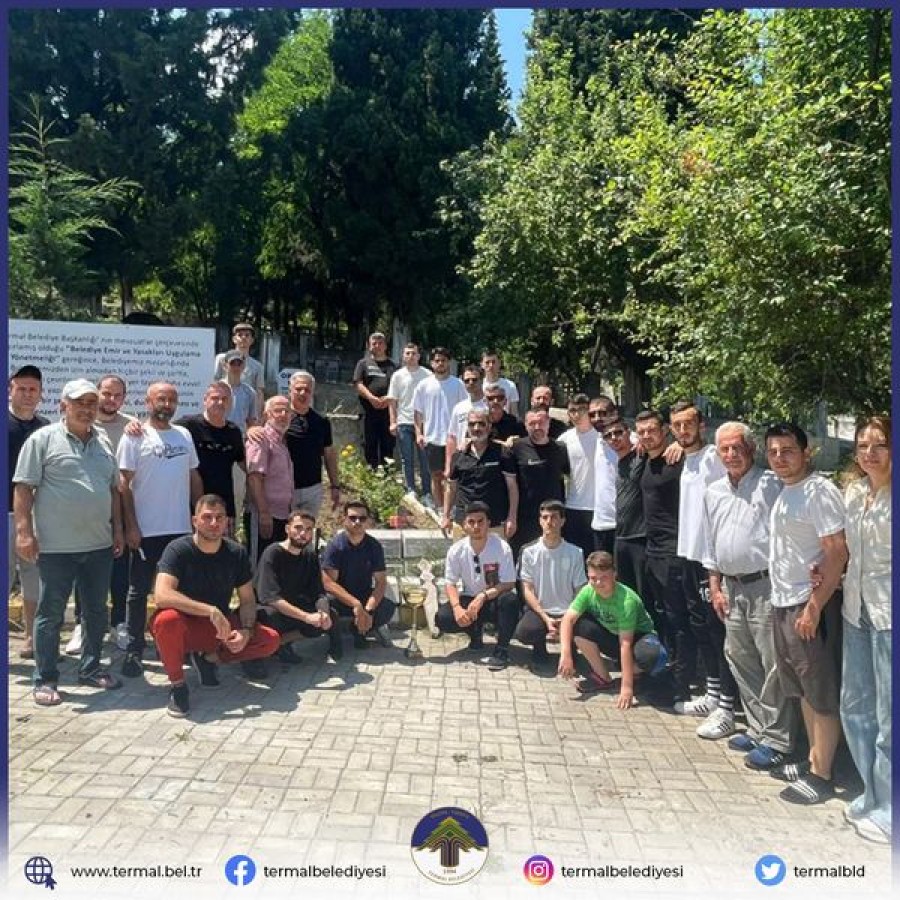 2022-2023 TUNCAY AKAN SEZONUN'DA MERHUM TUNCAY AKAN KABRİNDE ZİYERET EDİLDİ