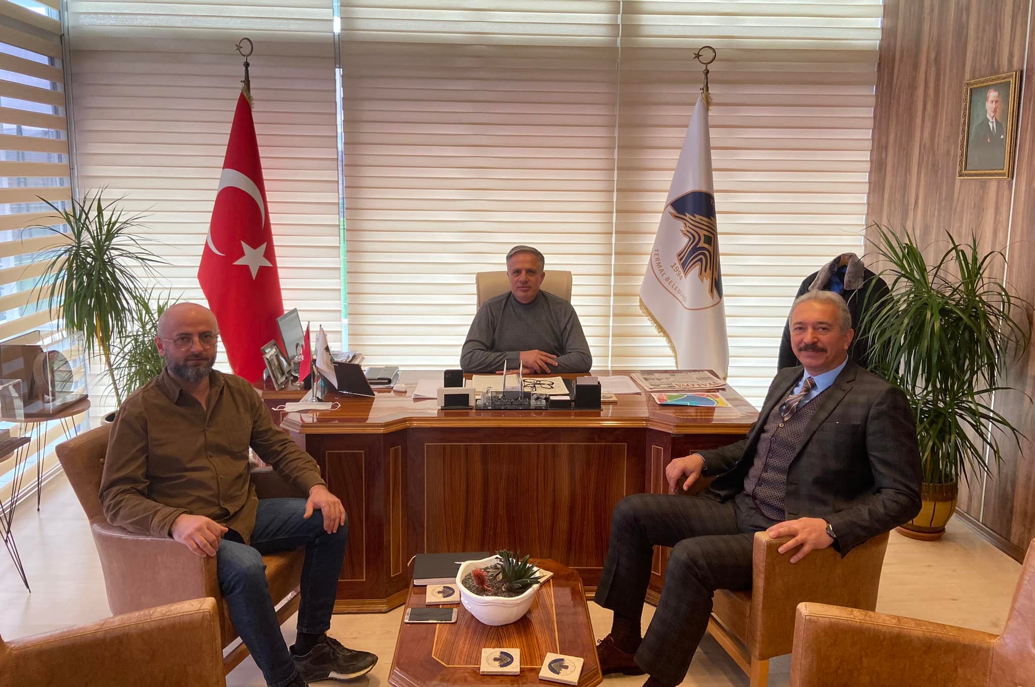 YALOVA İL EMNİYET MÜDÜRÜ'NDEN BAŞKAN ACARA ZİYARET