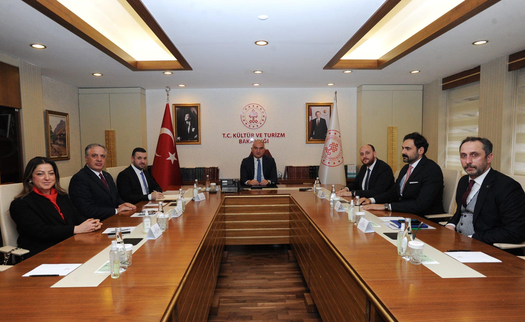 KÜLTÜR VE TURİZM BAKANI' NA ZİYARET