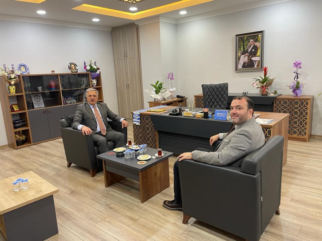 ESNAF ODASI BAŞKANINA ZİYARET