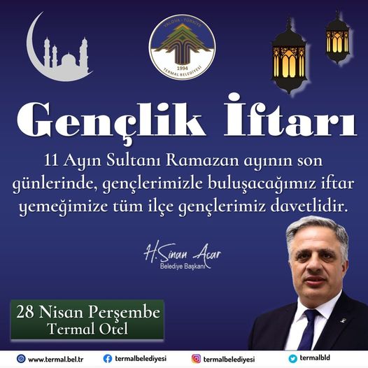 BAŞKANIMIZ H.SİNAN ACAR İLÇE GENÇLERİMİZLE İFTARDA BULUŞUYOR