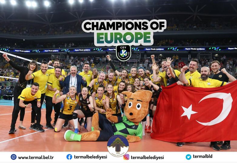 AVRUPA KUPASI ŞAMPİYONU VAKIFBANK KADIN VOLEYBOL TAKIMIMIZI KUTLUYORUZ