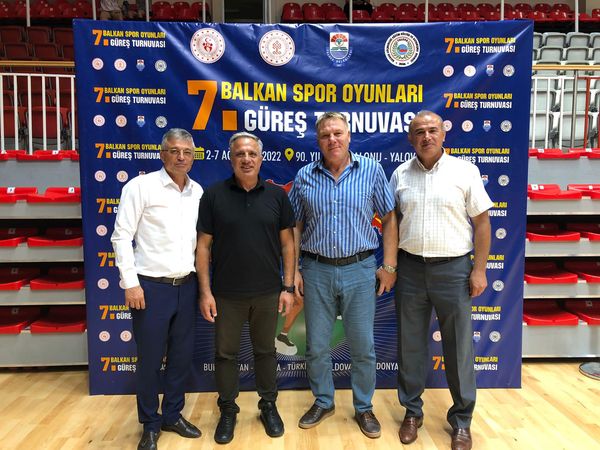 Başkan ACAR 7. Balkan Spor Oyunları Güreş Turnuvası' nda