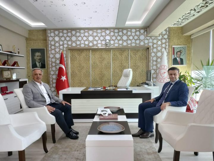 BELEDİYE BAŞKANIMIZ H.SİNAN ACAR' DAN HAYIRLI OLSUN ZİYARETİ