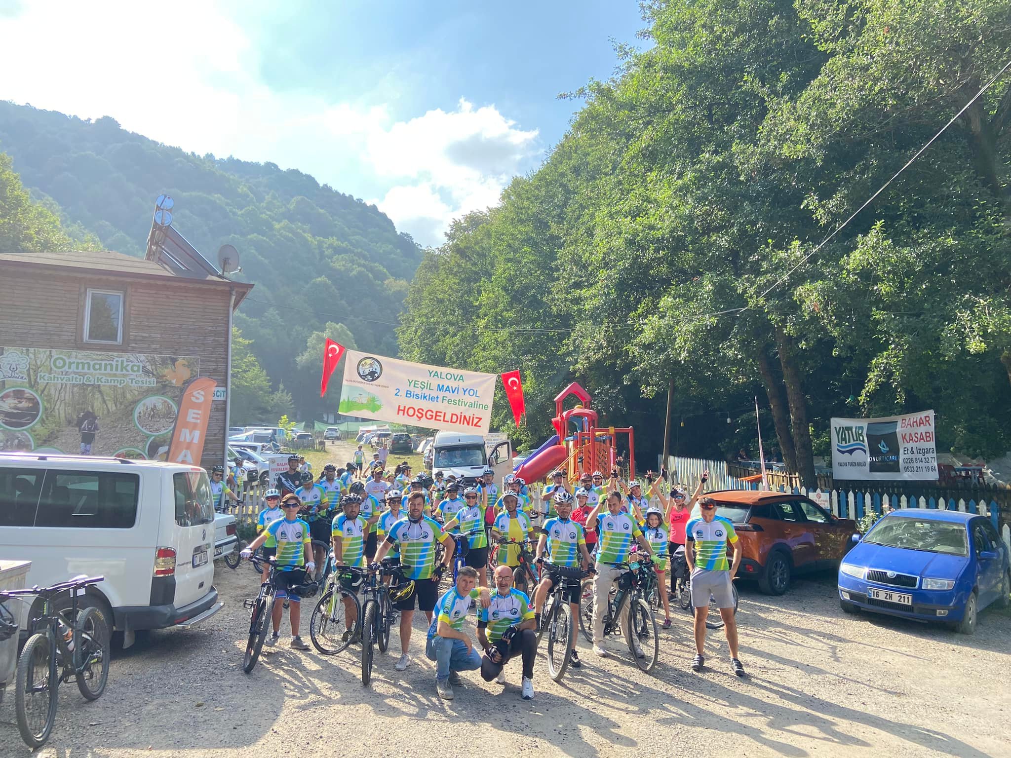YATUB SPONSORLUĞU EŞLİĞİNDE İKİNCİSİ DÜZENLENEN YALOVA YEŞİL MAVİ YOL BİSİKLET FESTİVALİNE KATILIM SAĞLADIK