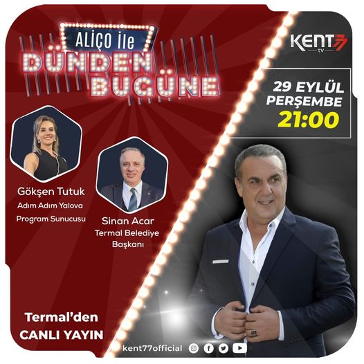 BAŞKANIMIZ H.SİNAN ACAR KENT 77 TV PROGRAMINA KONUK OLDU