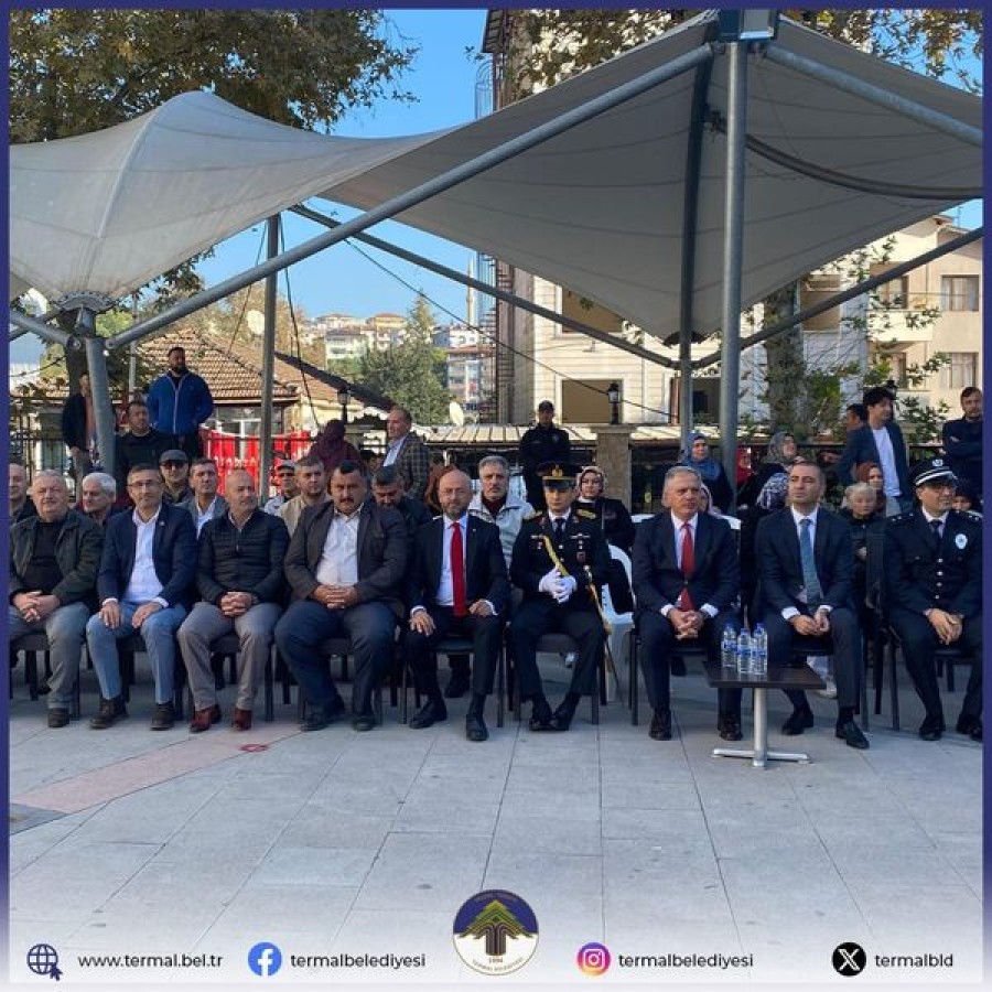 29 EKİM CUMHURİYET BAYRAMI MÜNASEBETİ İLE İLÇEMİZDE TÖREN DÜENLENDİ