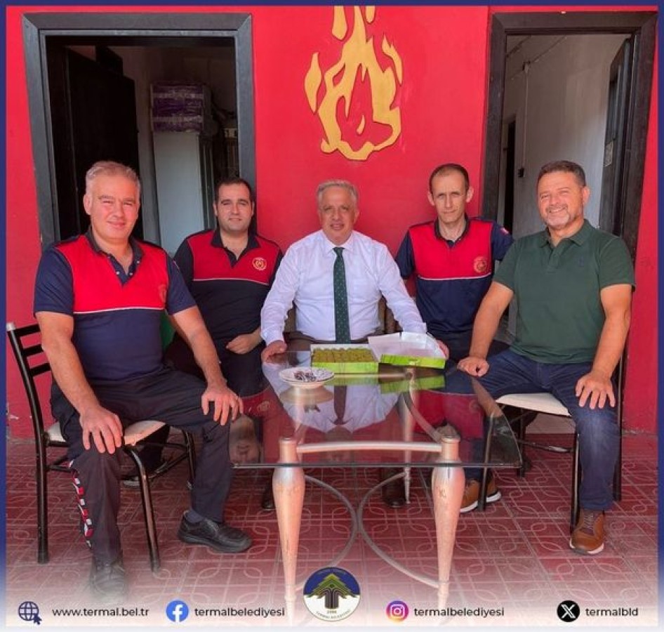 BELDİYE BAŞKANIMIZ H.SİNAN ACAR İTFAİYE HAFTASINI KUTLADI