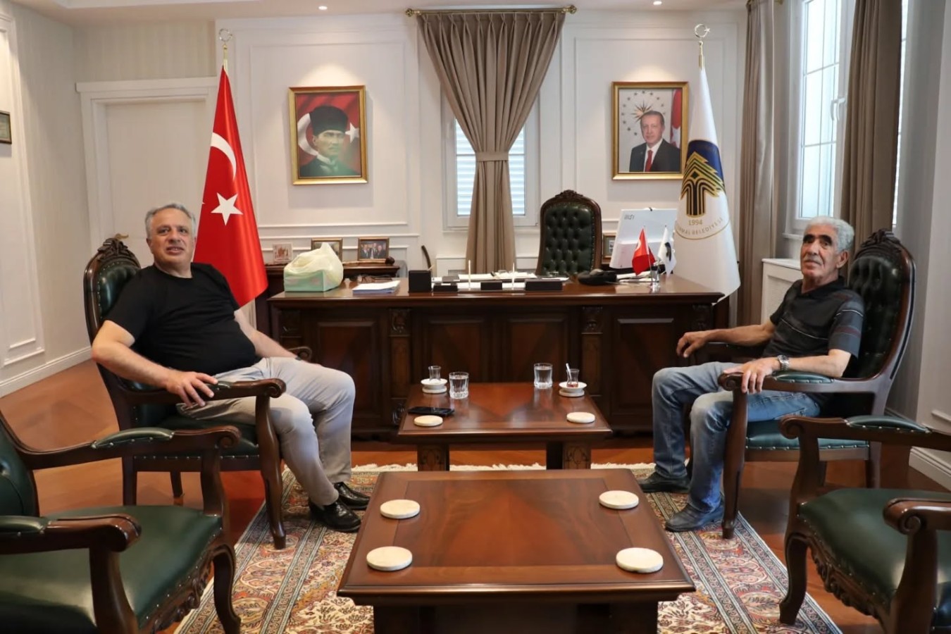 BAŞKAN ACAR'A ZİYARET