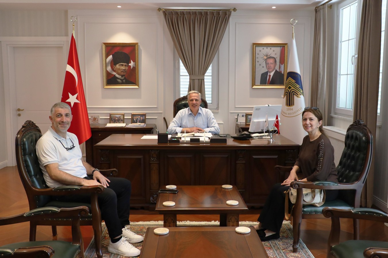 BAŞKAN ACAR'A ZİYARET