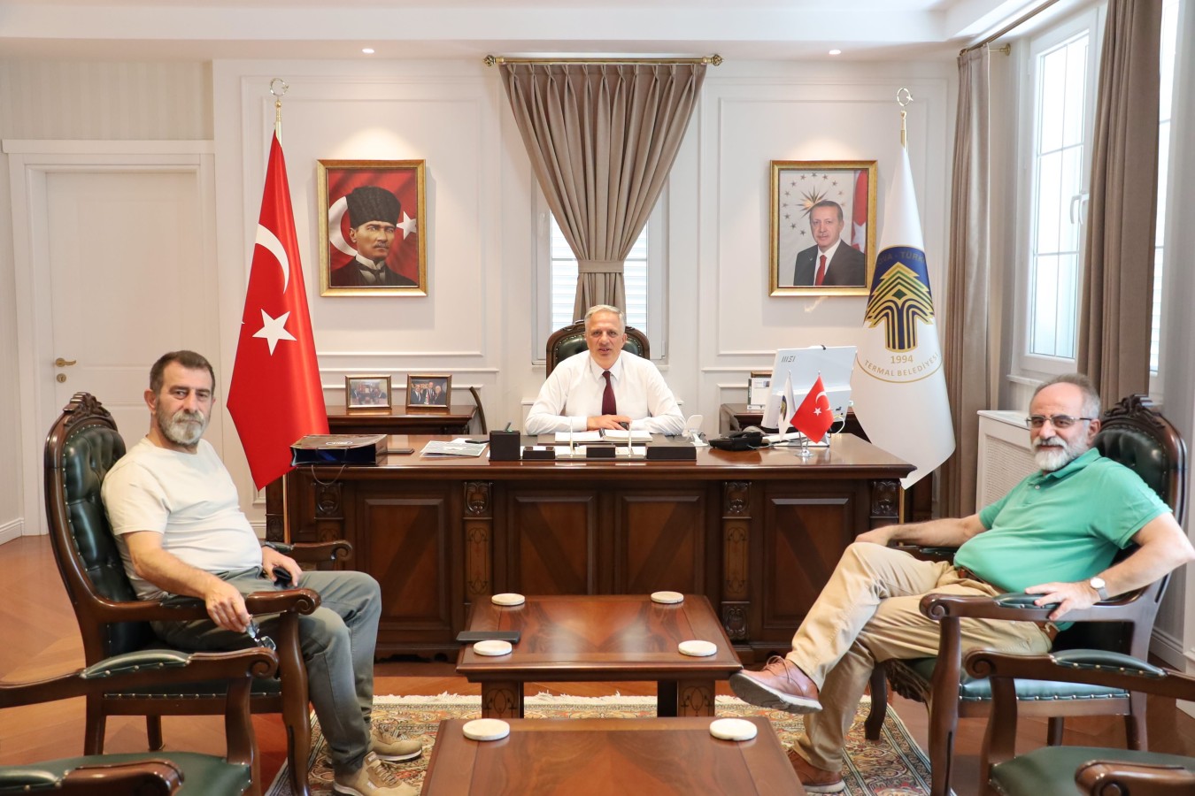 BAŞKAN ACAR'A ZİYARET