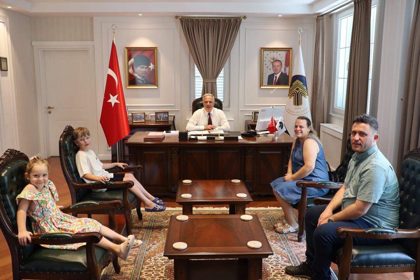 BAŞKAN ACAR'A ZİYARET