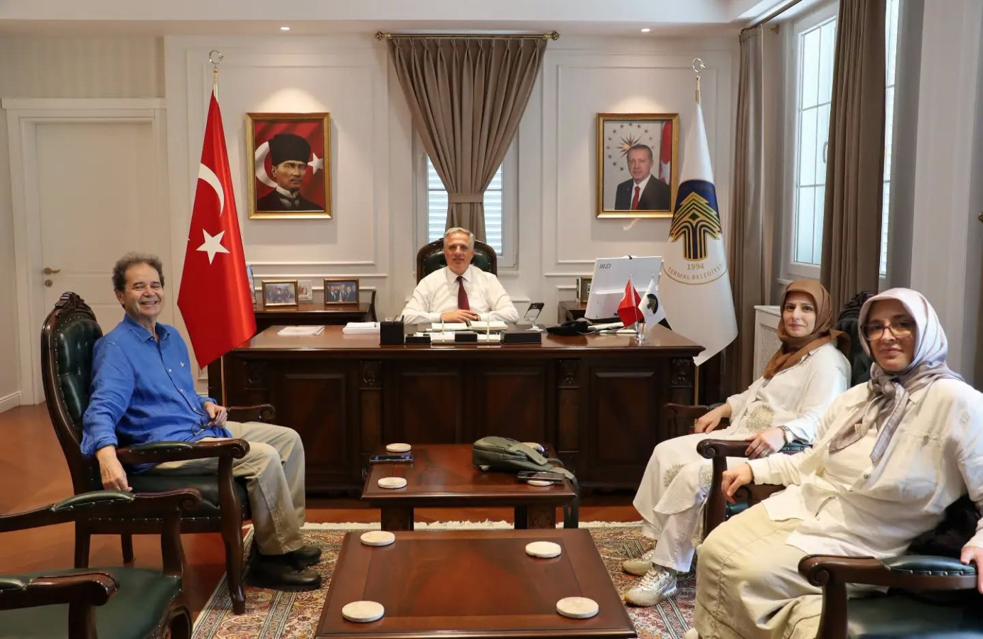 BAŞKAN ACAR'A ZİYARET
