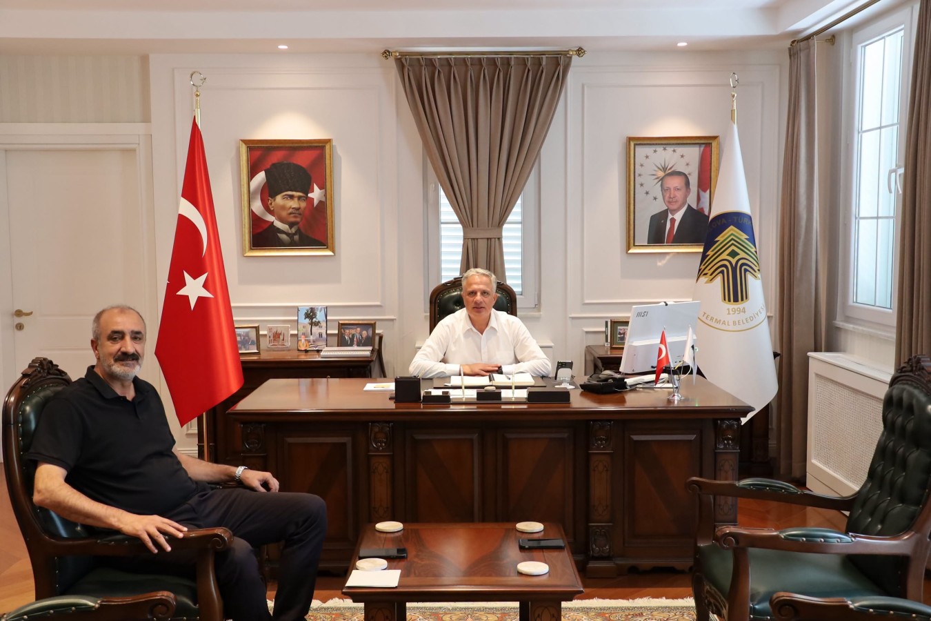 BAŞKAN ACAR'A ZİYARET