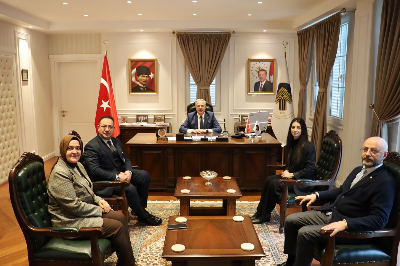 BAŞKAN ACAR'A ZİYARET