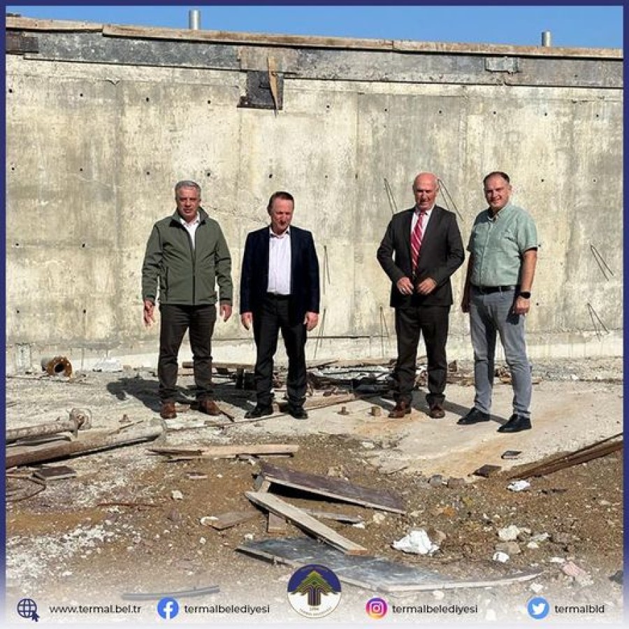 BAŞKANIMIZ H.SİNAN ACAR ÜVEPINAR MAHALLESİNDE Kİ BAŞLANILACAK SICAK SU DEPOSUNU YERİNDE İNCELEDİ