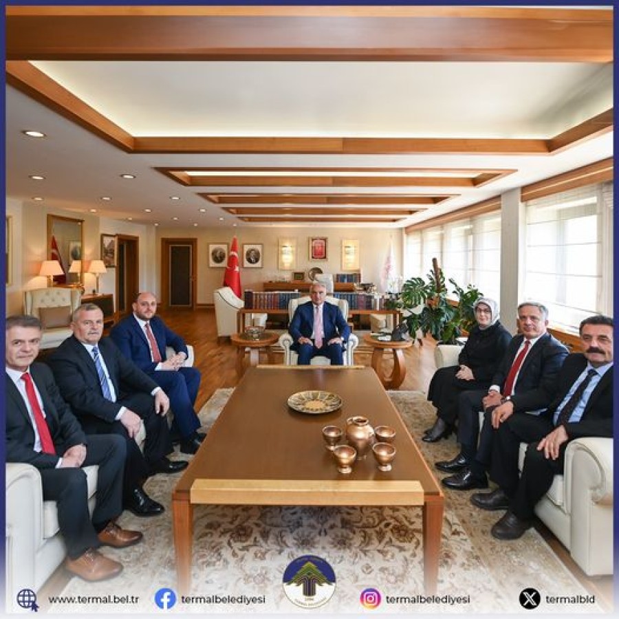 BAŞKANIMIZ H.SİNAN ACAR'DAN KÜLTÜR VE TURİZM BAKANIMIZ MEHMET NURİ ERSOY'A ZİYARET