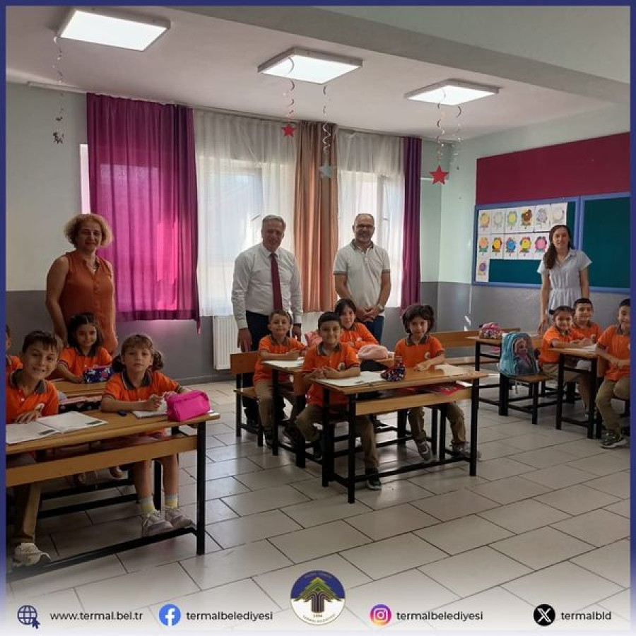 BELEDİYE BAŞKANIMIZ H.SİNAN ACAR İLÇEMİZDE OKUL ZİYARETLERİNDE BULUNDU